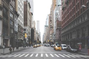 crosswalk in new york city
