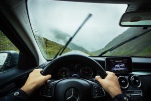 driving in the rain