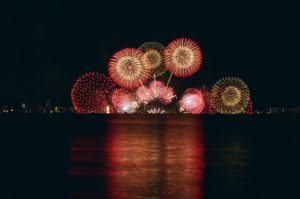 fuegos artificiales del cuatro de julio