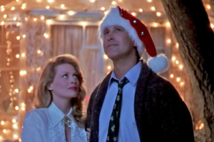 Chevy Chase y Beverly D'Angelo en vacaciones de Navidad
