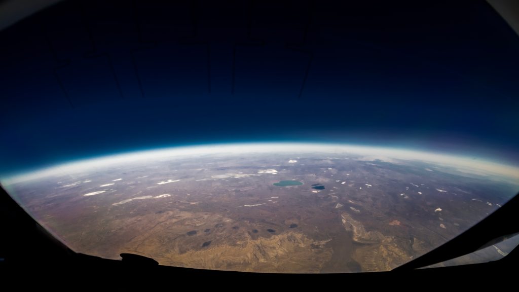 view of earth from space