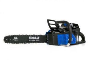 Example of Kobalt brand chainsaws