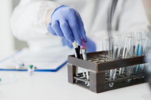 scientist testing in a lab