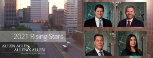 Allen & Allen 2021 Super Lawyers Rising Stars