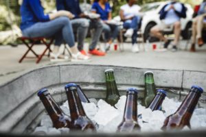 cooler full of beer