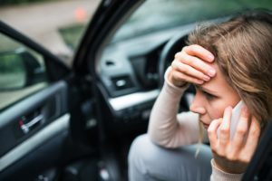 mujer herida tras accidente de coche