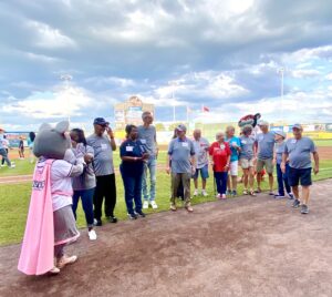Hometown Heroes on the baseball field