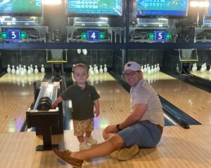 Bradley Kent and son