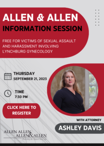 sexual assault information session flyer