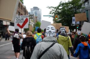 GMO protesters