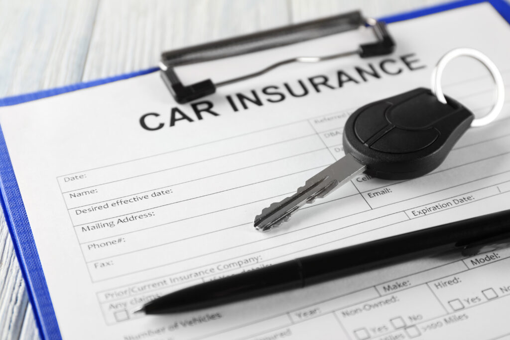 Auto insurance form