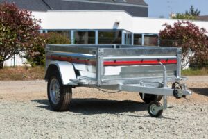 unhooked utility trailer