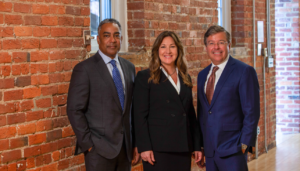 From left: Executive Committee members Derrick Walker, Bridget Long, and President Jason Konvicka